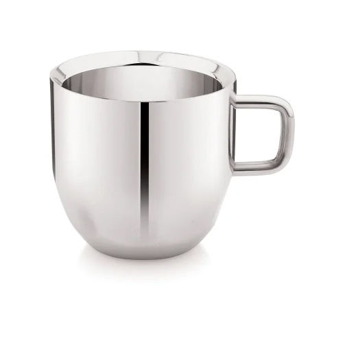 Lotus Design Stainless Steel Double Wall Tea Cup