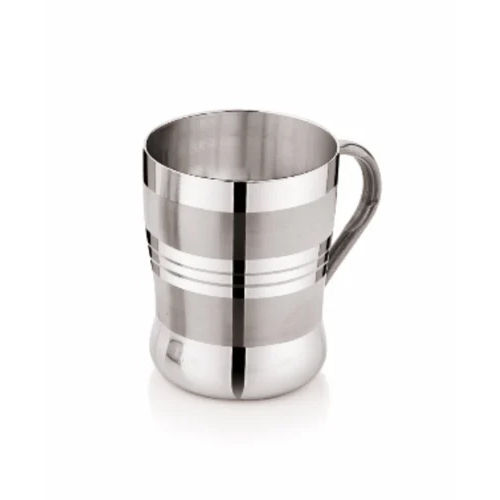 Silver 155 Ml Stainless Steel Single Wall Cup