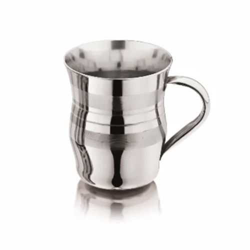 Silver 70 Gm Stainless Steel Single Wall Cup