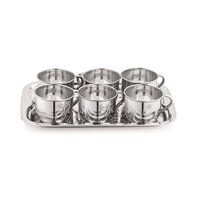 Stainless Steel Single Silver Wall Cup