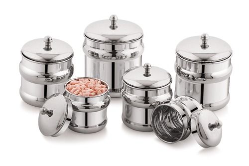 Stainless Steel Round Canister