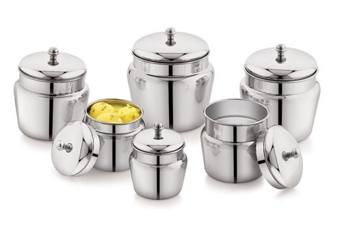 Silver Home Stainless Steel Canister