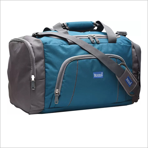 Luggage Bag - Grey and Blue | Organizational Travel Solution for Clothes Toiletries Footwear & Essentials Fits Overhead Cabins & Under Seats