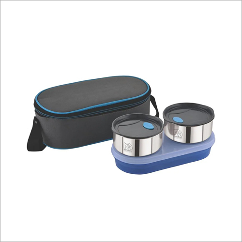 Lunch Box Bag - Sturdy Fabric Compact Size | Black Color Easy-Grip Handle Keeps Food Fresh Ideal for Offices and Schools
