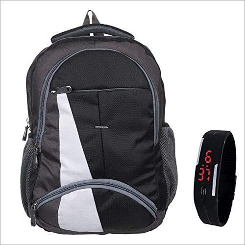 Moisture Proof Plain Black School Bags at Best Price in Mumbai