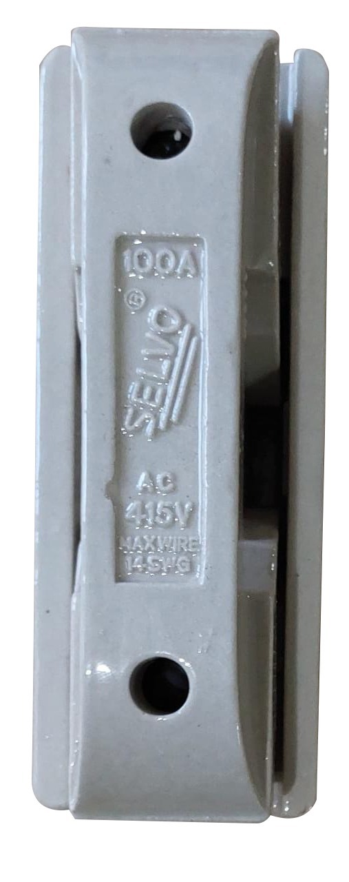 100A 415 Volt AC Porcelain Fuse Units (KITKAT Fuse)