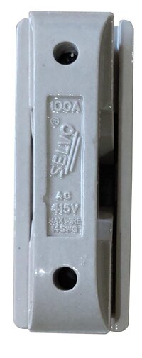 100A 415 Volt AC Porcelain Fuse Units (KITKAT Fuse)