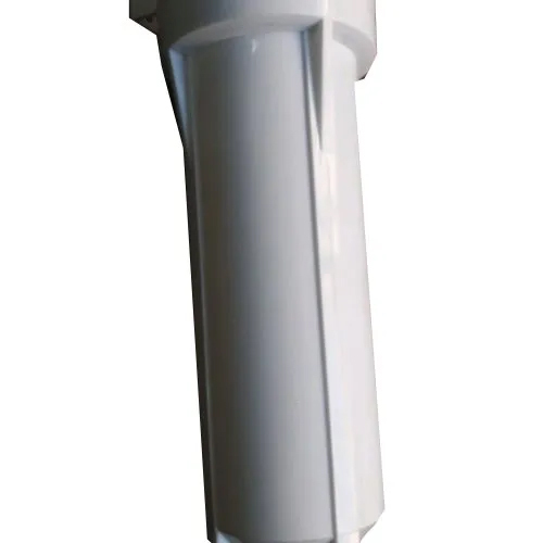 RO Polypropylene Water Filter - 5 Micron Rating 24 cm Height x 8 cm Diameter White Color | Industrial ABS Material Custom Sizes Available
