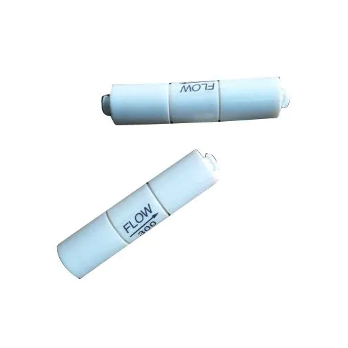 300 Flow Restrictor - PVC, 2 cm Diameter, 2 Inch Length, 0.5 Micron Rating | Polished Finish, Industrial Usage, Multiple Sizes Available