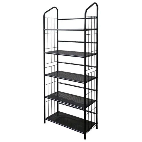 Black Shelves Book Rack