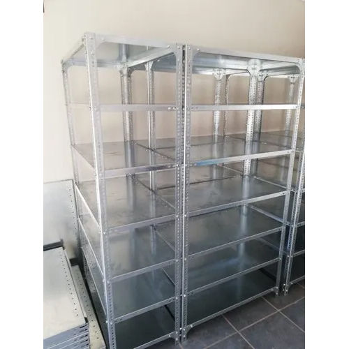 Silver Two Tier Bolted Shelving