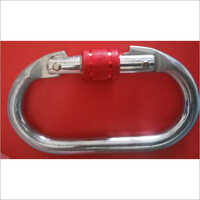 Stainless Steel Carabiner Hook - Stainless Steel, Spring-loaded Gate | Lockable Design For Secure Industrial Access And Safety Connections