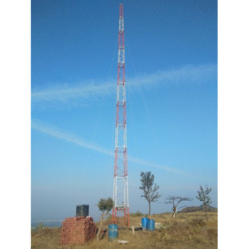 30 Mtr Galvanized Iron Four Leg Self Support Tower Application: Industrial