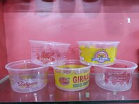 Round Sealing Container - Plastic Material, 300ml Size, Transparent Color | Biodegradable, Eco-friendly, Round Shape, Matt Surface Finishing