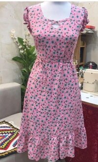 Pink Dress Midi
