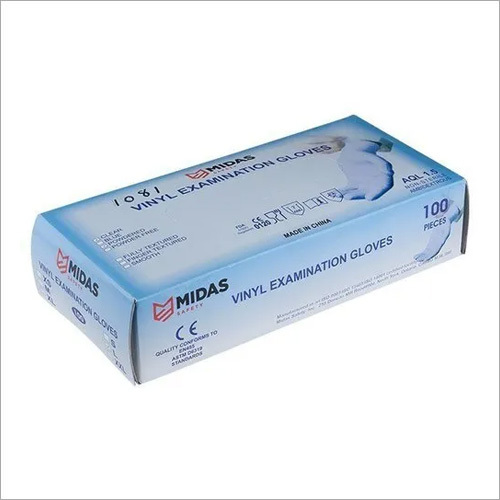Disposable Nitrile Examination Gloves - Rubber Material, Plain Pattern | Personal Protective Equipment for Infection Control