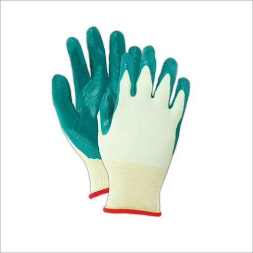 Nitrile Coated Knitwrist Cotton Gloves Usage: Industrial