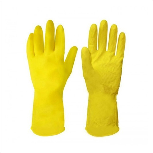 Yelow Pvc Hand Gloves