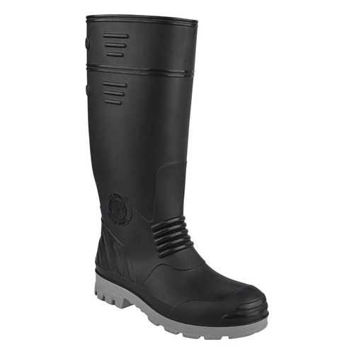Black Pvc Gumboot Shoes
