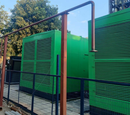 Green 625 Kva Gas Power Generator Set