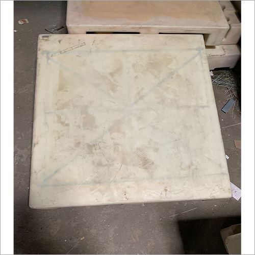 White Hdpe Plain Top Pallet