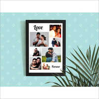 Pvc Photo Frame - Pvc Material, Elegant Black Color, Polished Surface Finish | Opulent Design With Elaborate Borders For Stunning Display