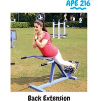 Back Extension - Weather-resistant Steel, Max Load 150 Kg, Customized Seat Color | Advanced Welding Technology, Silent Operation, Commercial Grade
