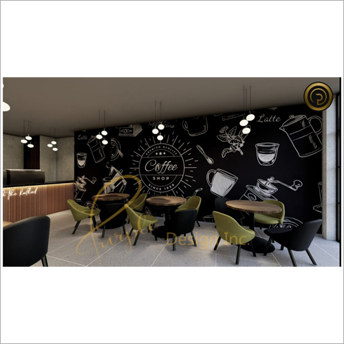 Cafe Restaurant Complete Set Interior Desingning Services