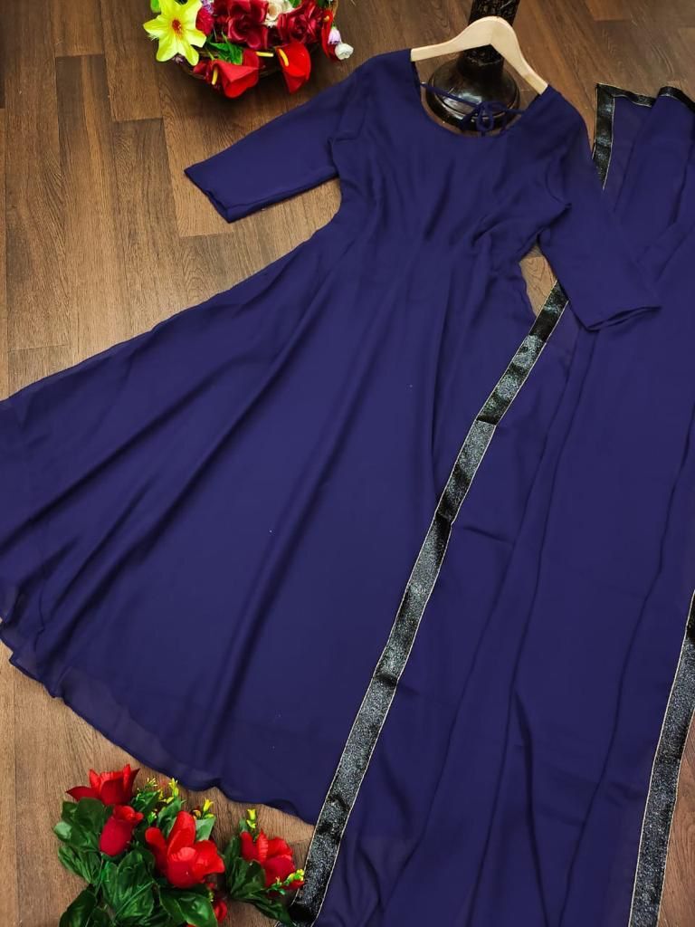 Harini Blue Georgette Kurti