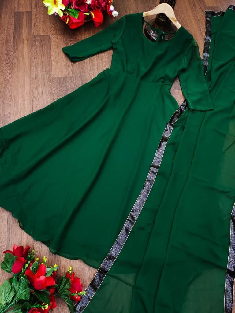 Harini Green Georgette Kurti