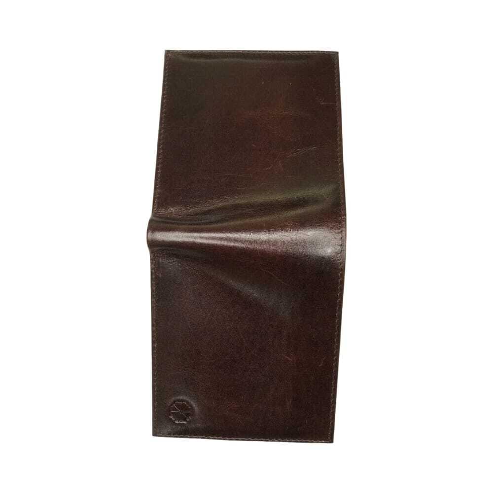 Mens Brown Leather Wallet With 8 Card Slots