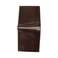 Mens Brown Leather Wallet With 8 Card Slots