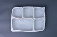 5 PARTION TRAY WITH LID