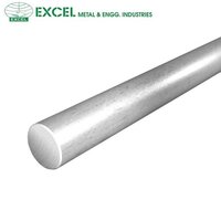Aluminium Round Bar - Industrial Grade Silver Alloy , Coated Surface With Hardness & Warranty