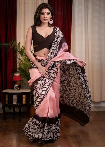 Women Heavy Modal Silk With Digital Print Sarees