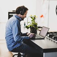 Wireless Over Ear Headphones with Mic