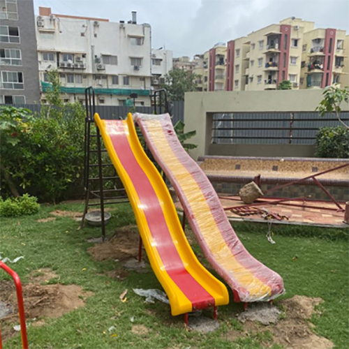 खेल का मैदान एफआरपी डबल स्लाइड