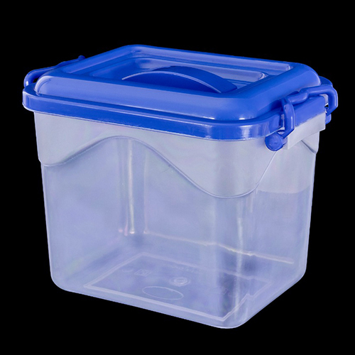 Transparent lock and lock plastic container