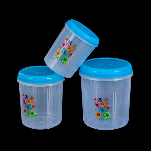 Transparent Plastic Containers With Lid Set