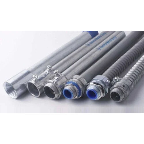 Silver Mild Steel Conduit Pipe