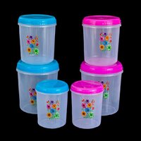 Plastic Containers With Lid Set