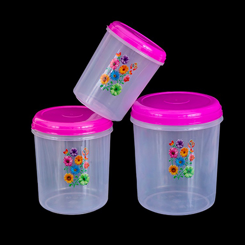 Plastic Containers With Lid Set