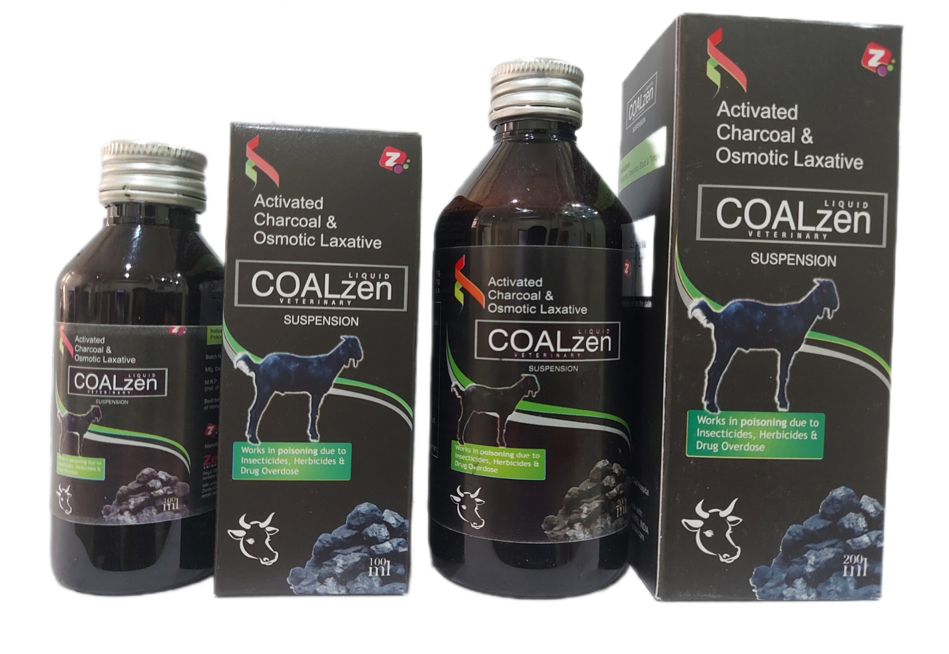 Activated Charcoal and Osmotic Laxative Liquid