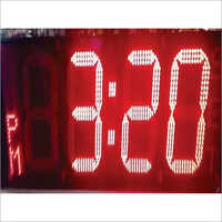 8 Inch LED HM 3 Line Digital Display Clock