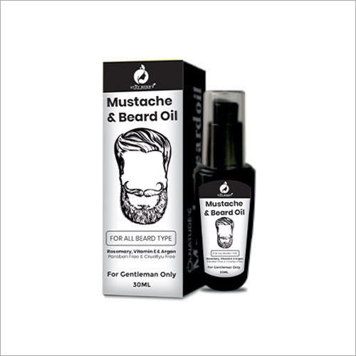 Black Mustache And Beard Oil