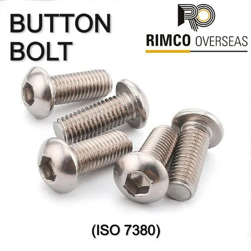 Silver Hexagon Socket Button Head Screw