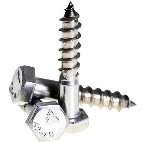 Stainless Steel Hex Head Coach Screw