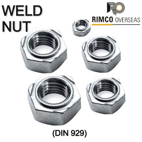 Stainless Steel Hex Weld Nut