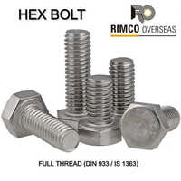Stainless Steel Cold Forged Hex Bolts