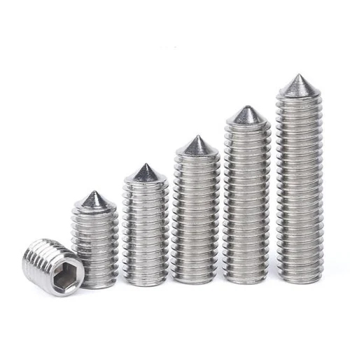 Stainless Steel Grub Screw Cone Point DIN 914
